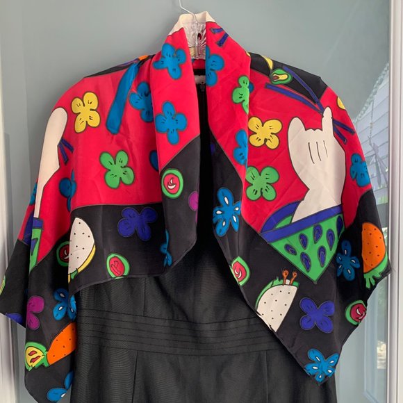 Scarf with Cats and sushi - Picture 5 of 5